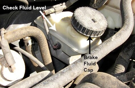 Check brake fluid level