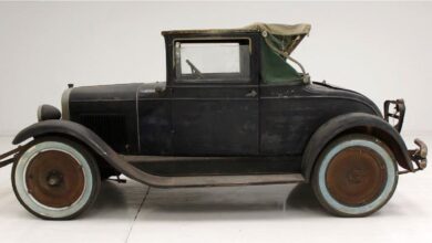 Photo of 1927 Chevrolet AA Capitol 2-door Coupe Found Aboard Lake Huron Shipwreck.