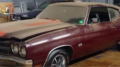 Photo of 1970 SS454 LS6 Chevelle found parked on a garage since 1978!
