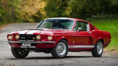 Photo of Rare Candy Apple Red 1967 Shelby GT500 Fastback