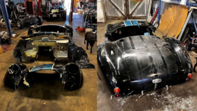 Photo of Stolen Shelby Cobra Recovered In California