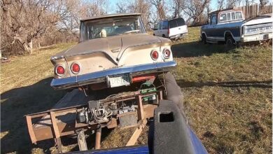 Photo of A 1961 Chevy Bel Air Is Old Inline-Six Refuses To Die After More Than 5 Decades Buried In The Fields.