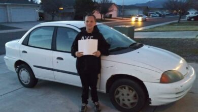 Photo of 13-Year-Old Boy Sells Xbox, Does Yard Work To Buy His Single Mom A Car.