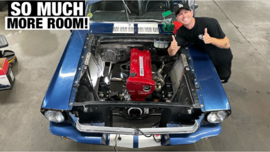 Photo of RB26-Swapped 1965 Ford Mustang Is Beautiful Sacrilege.