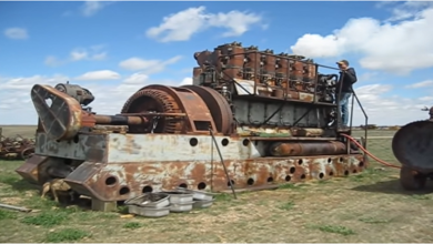 Photo of 1946 Diesel Engine Has Been Sleeping For 30 Years – Now Is Back To Life!