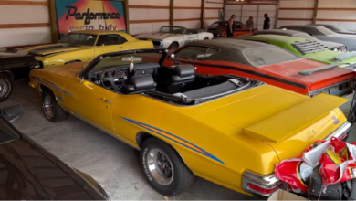 Photo of A Collection of Muscle Cars Frozen in Time – Z/28 Camaro, 440 ‘Cuda, Hemi GTX, GTO, Gold Barn Find.
