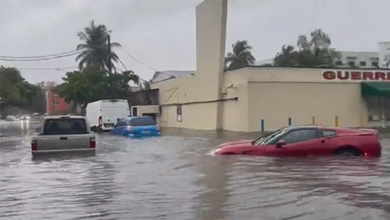 Photo of [VIDEO] Some Corvettes Drowned While Others Carried On Like Submarines After Tropical Storm Hits Miami.