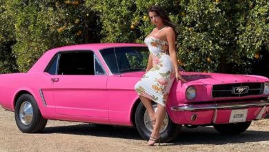 Photo of Check Out Constance Nunes’ Very Pink Ford Mustang