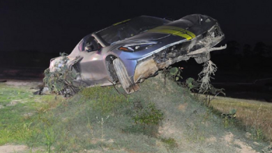 Photo of C8 Corvette Crashes Spectacularly In Delaware