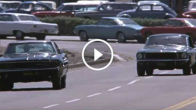 Photo of 1968 Ford Mustang Bullit Vs Dodge Charger Iconic Car Chase Scene From 1968 Film ‘Bullit’