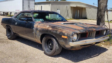 Photo of Feel The Hate! 1973 Plymouth ’Cuda With An LS Swap Built On A Very Tight Budget