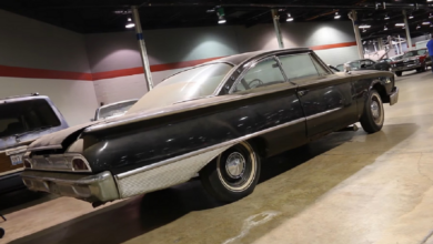 Photo of Rare 1960 Ford Starliner Which Comes Out Of Storage After 50 Years, It’s A Family-Owned Survivor