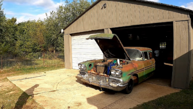 Photo of 1958: Abandoned 40-Year-Old Pontiac Chieftain’S Engine Still Runs Strong