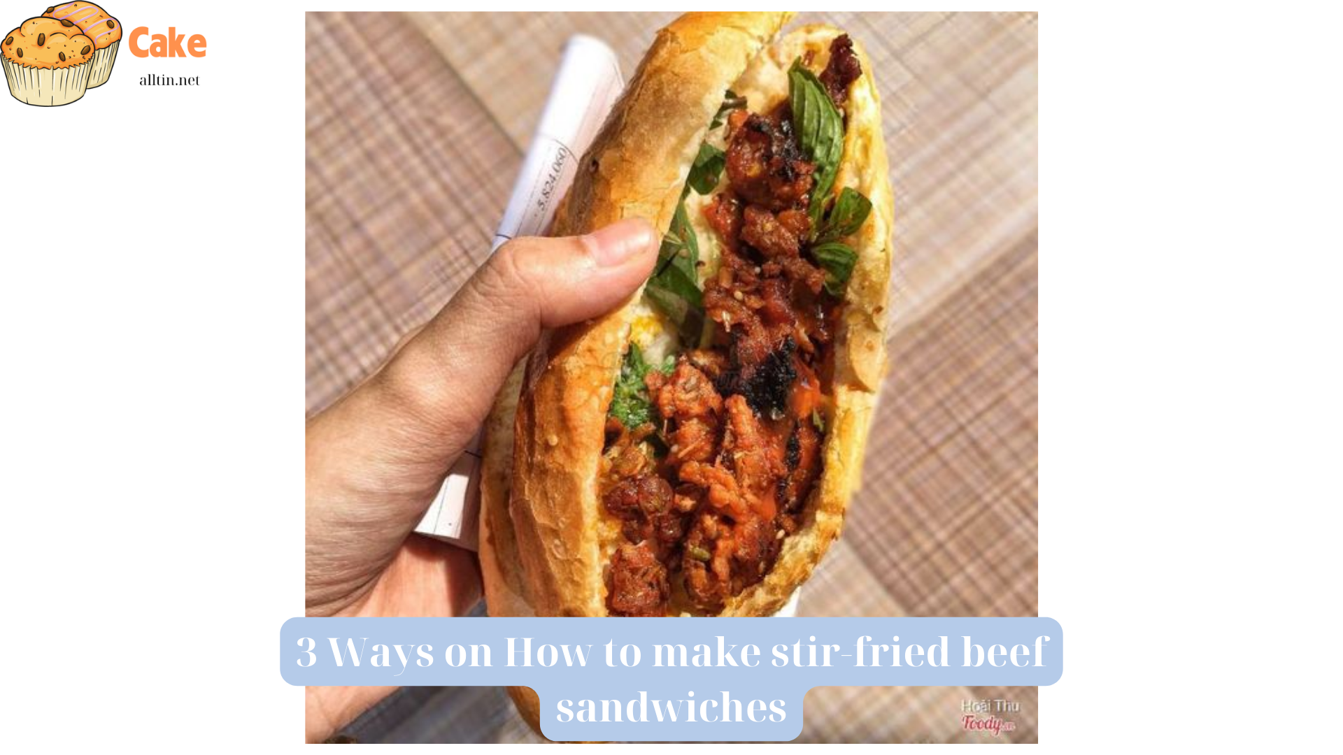 3 Ways on How to make stir-fried beef sandwiches