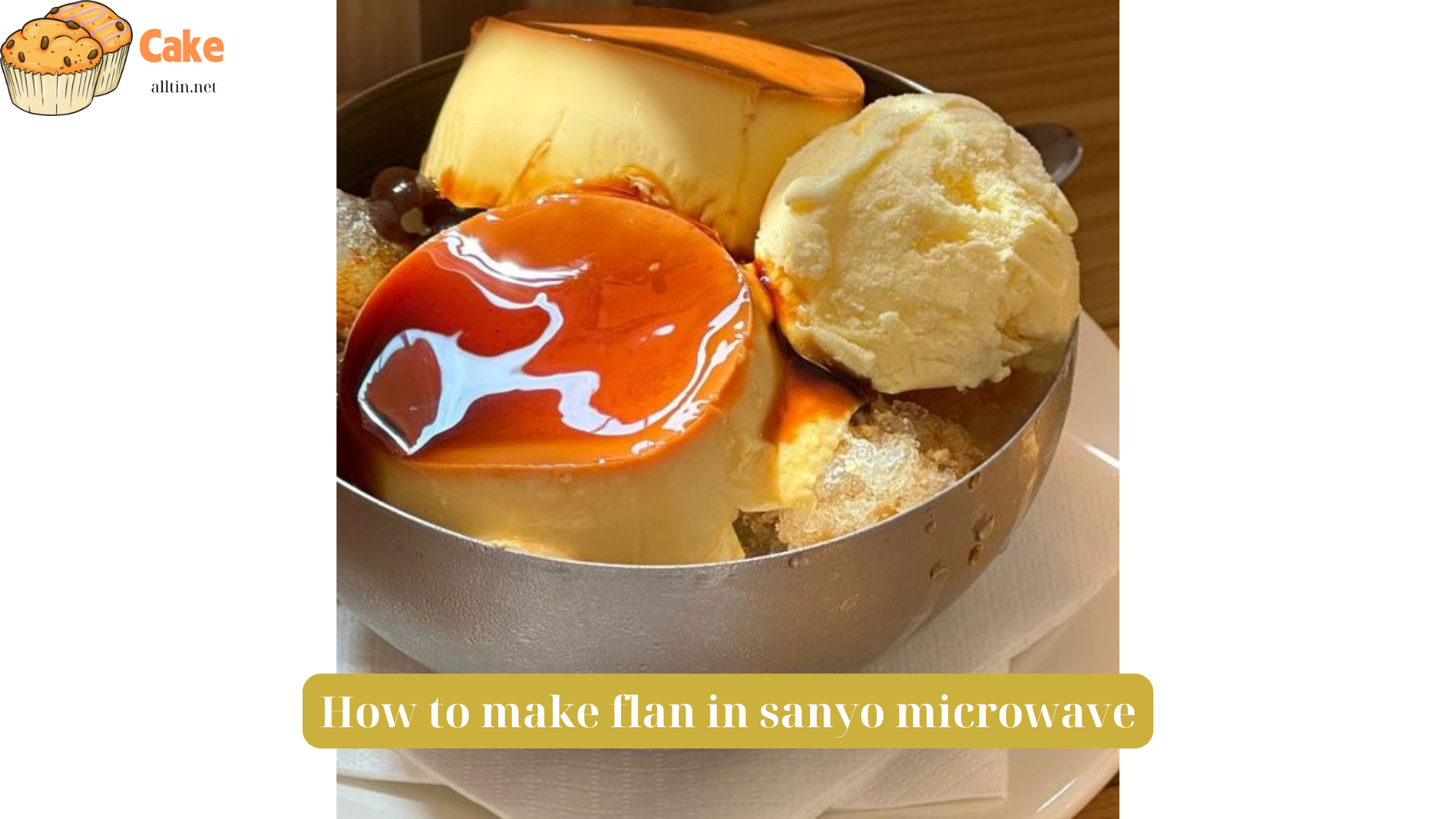 How to make flan in sanyo microwave