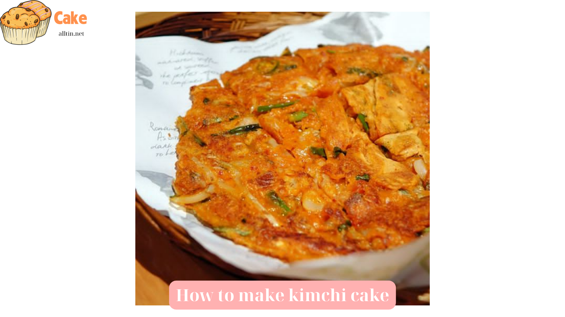 How to make kimchi cake (2)