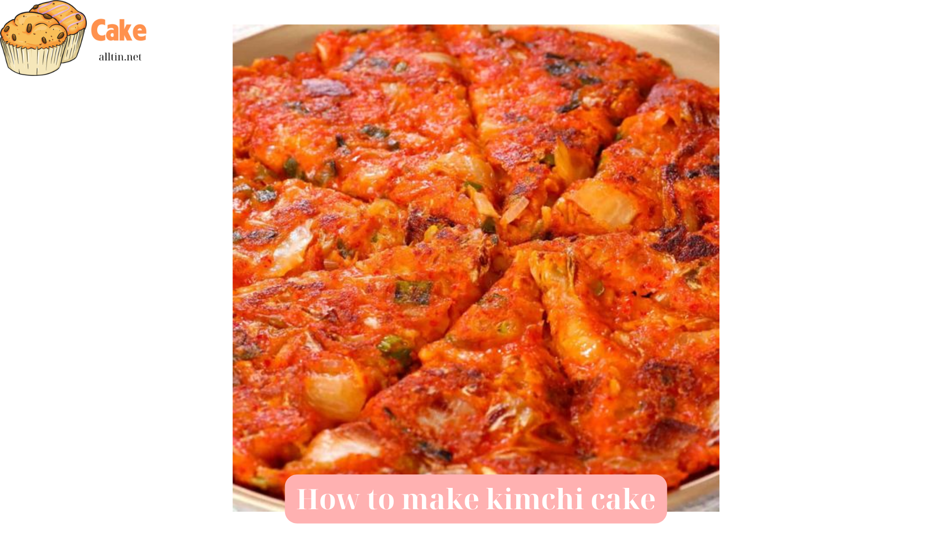 How to make kimchi cake (4)