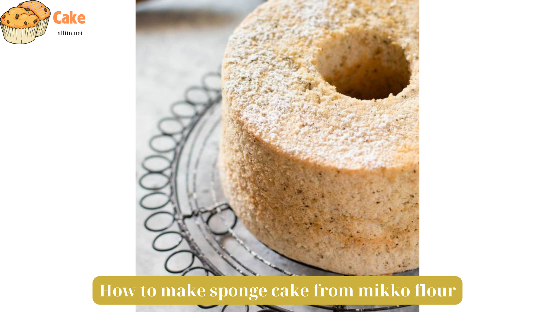 How to make sponge cake from mikko flour