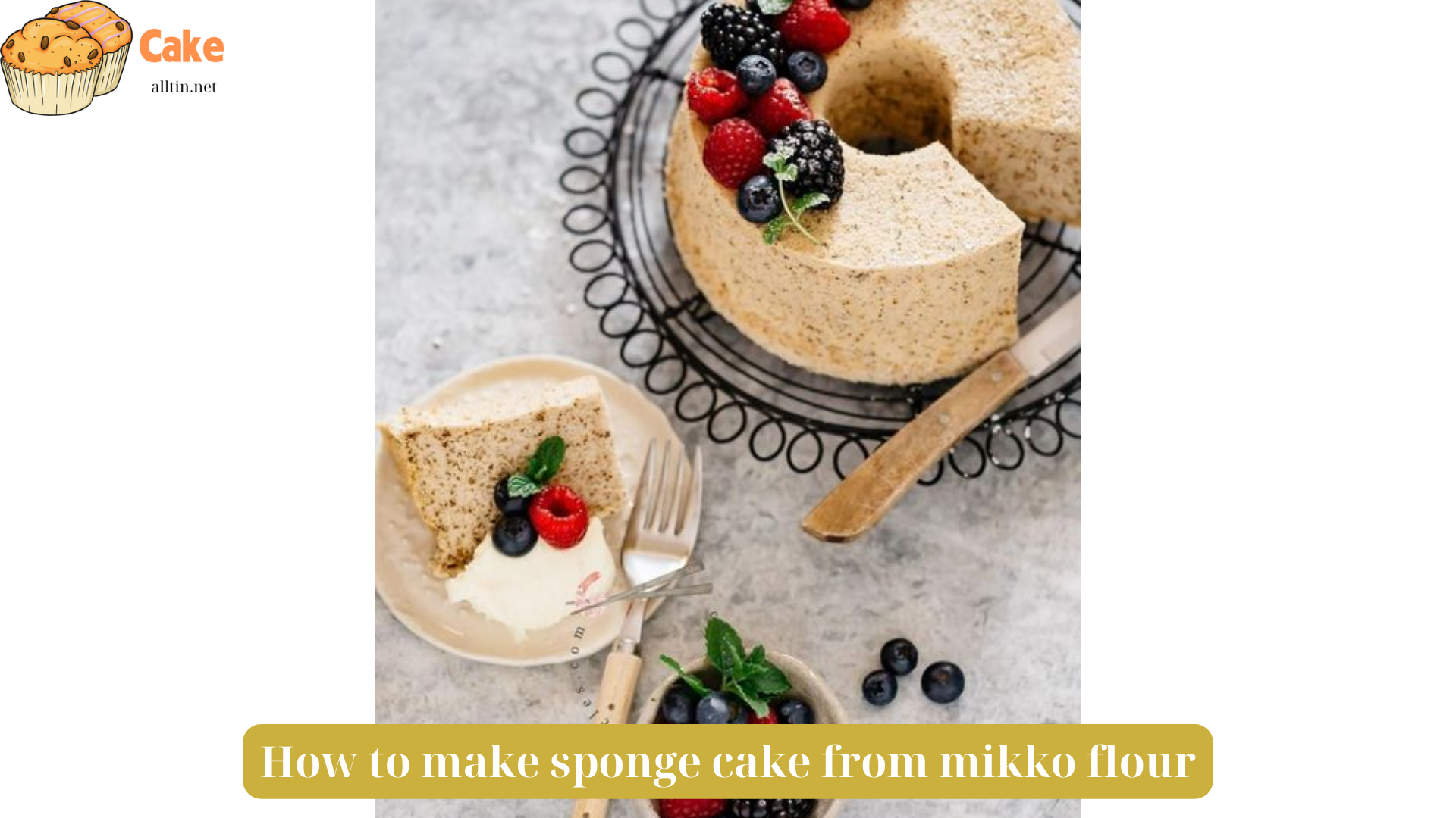 How to make sponge cake from mikko flour